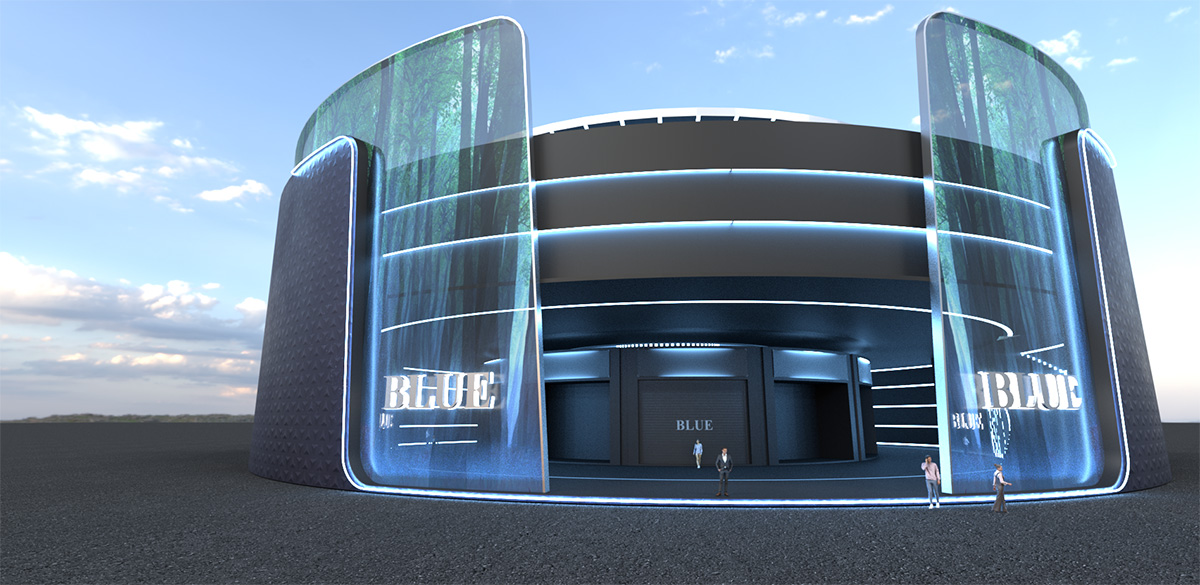BLUE — Branded retail architecture